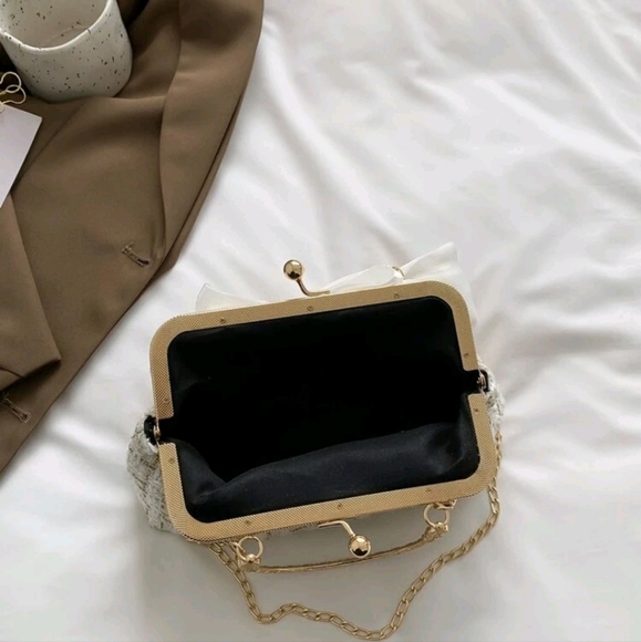 2024 New Arrival Sparkly Chain Decor Evening Bag, Women's Fashion Celebrity Insp - Picture 5 of 6